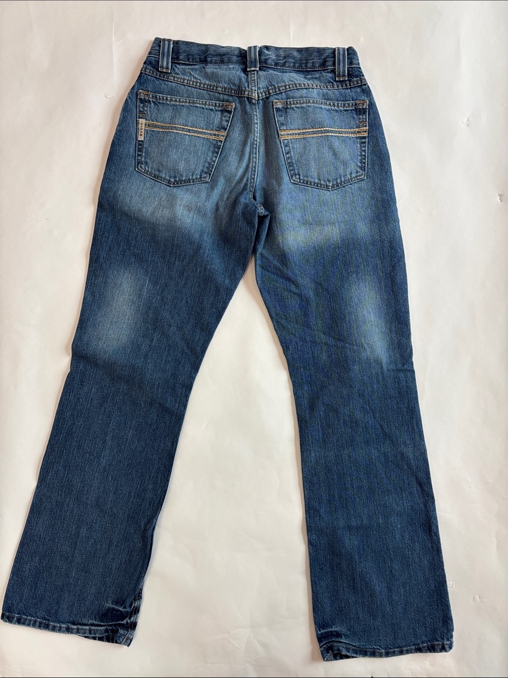 Cinch Carter Denim Jeans in Medium Blue with Contrast Stitching - Picture 12 of 15